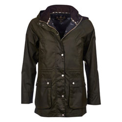 Barbour Brae Wax Parka, Seaweed